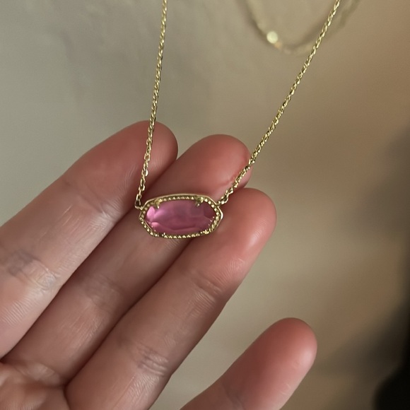 Pink double layer Kendra Scott necklace - Picture 3 of 3